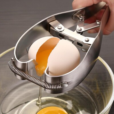 Durable Egg Shell Opener Scissor Raw Boiled Practical Stainl