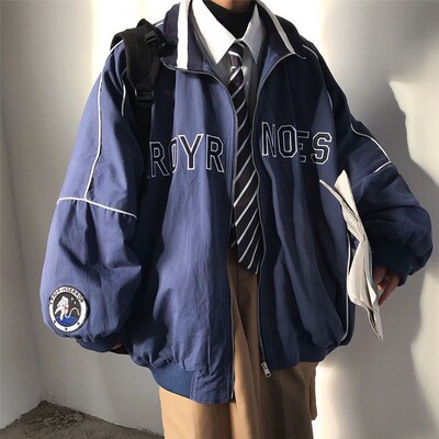 2021 spring letter jacket new all-match preppy style basebal