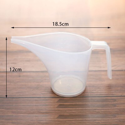 500ml Tip Mouth Measuring Jug Plastic Graduated Surface Cup