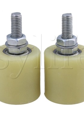 2 PCS 4 x4. 4 cm PP Steel Roller Bearing was behind the