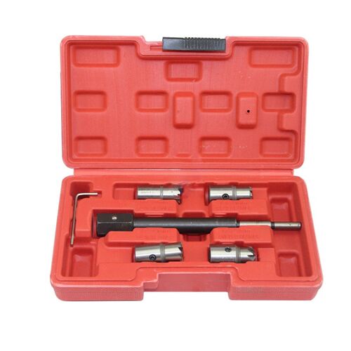 5pcs Car  Fuel Injector Seat Cutter Cleaner Seat Remov