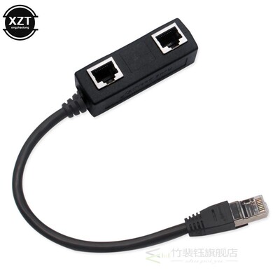 3 in 1 RJ45 Splitter LAN Ethernet Network RJ45 Connector Ext