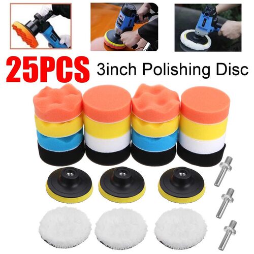 25 PCS Polishing Sponge Wheel 3 