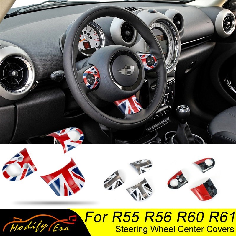 For Mini Cooper Steering Wheel Cover Interior Decoration Acc