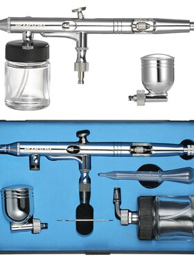 Dual-Action Airbrush compressor Kit sandblaster Mini Spray G