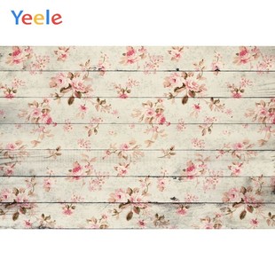 Yeele Wood Board Backdrop Flower Newborn Baby Shower Kids B