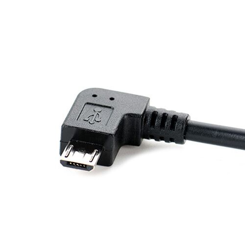 1Pcs Left Angle 90 Degree Micro USB Male To Male Cable Conv