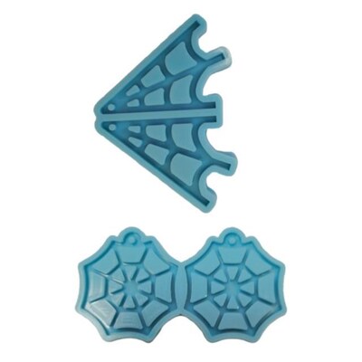DIY Crafts Spiderweb Shape Earrings Dangler Casting Silicone