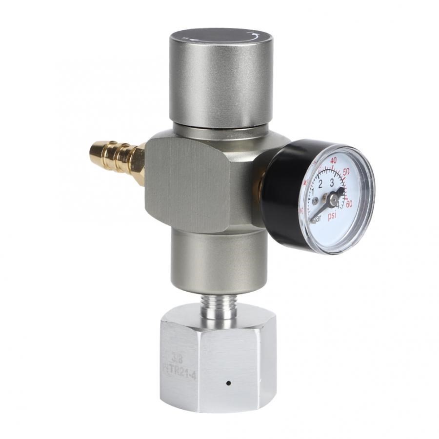 Mini CO2 Gas Regulator Soda Pressure Gauge 2 in 1 with Adapt 橡塑材料及制品 其他塑料制品 原图主图