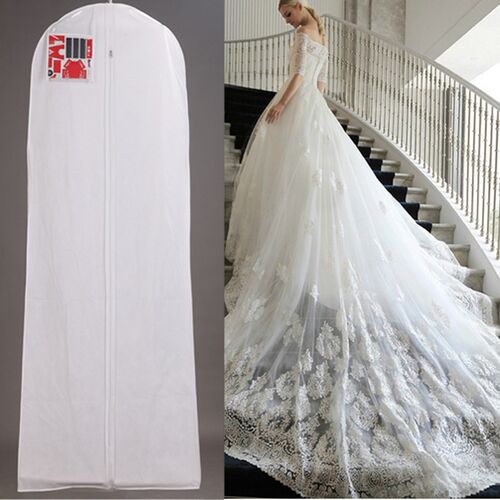 Wedding Dress Dust Cover Clothes Storage Bag Thick Non wove