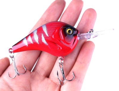 HENGJA 1PC Crankbait Wobblers 9.5CM 11G Plastic Fly Fishing