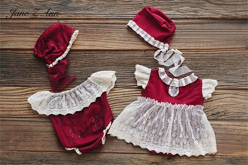 Jane Z Ann Christmas lace off the shoulder wine red dress s
