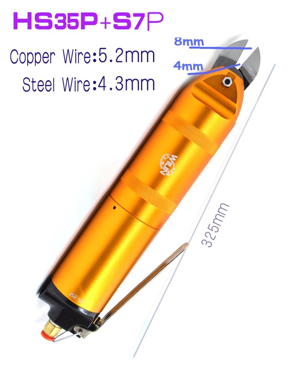 6 Gauge Air Crimping Pliers Air Nipper Pneumatic Shear 4.8mm