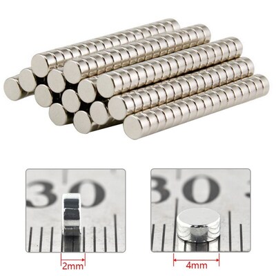 *50PCs Neodymium Magnets 4x2mm Permanent Super Strong Powerf