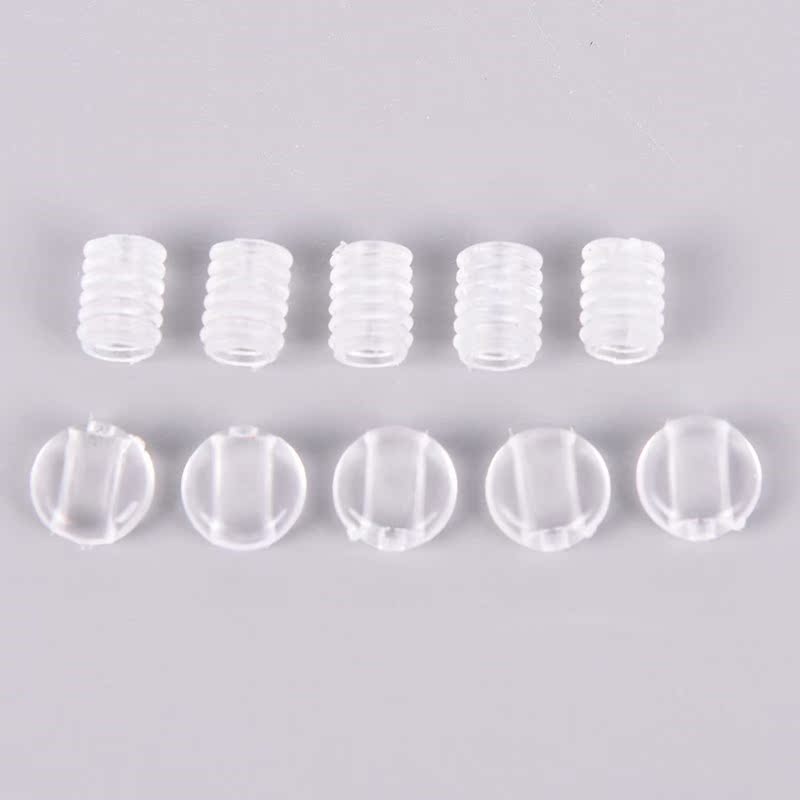 25-100PCS Adjustment Silicone Plug Ear Rope Anti-slip Buckle