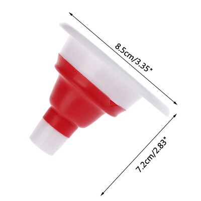 Silicone Foldable Outdoor Collapsible Style Funnel Hopper Ki