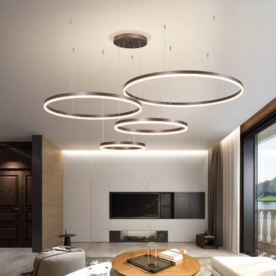 2020 Modern Led Chandelier Home Lighting Brushed  Ceiling Mo