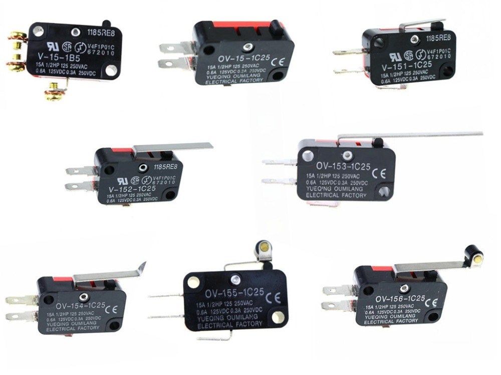 10PCS Microswitch stroke limit switch V-15-1C25 / V-151-1C25