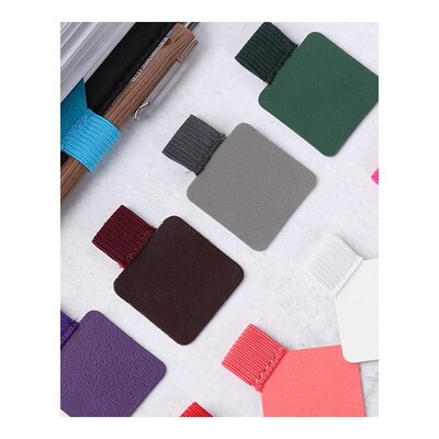 1/4pcs P Leather Pen Holder Pen  Self-adhesive Pencil Elasti