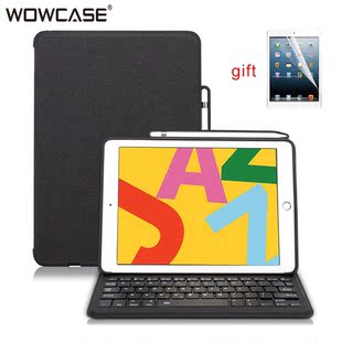 board Case for iPad 10.2 2019 with Pencil Holder Case for Ap