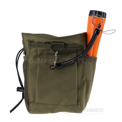 Metal Detector Pouch Bag Digger Supply Waist Detecting Luck