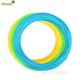 dikale 3m x 3 colors 3D Pen Filament PLA 1.75mm Plastic Rub