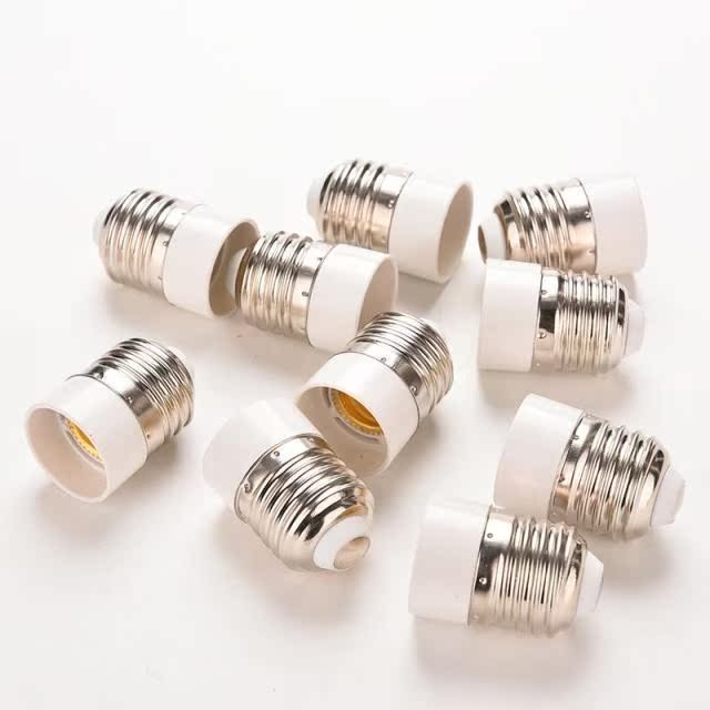 Fireproof Material E27 to E14 lamp Holder Converter Socket C