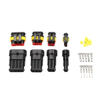 Dropship 352pcs HID Waterproof Connectors 1/2/3/4 Pin 26 Set