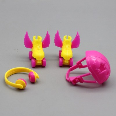 New 4Pcs/Set Decorative Roller Skate Set Fancy Lifestyle Dol