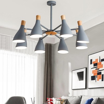 Nordic modern nimalist chandelier room living room dining ro
