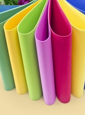 10 Sheets Thick Multicolor A4 Sponge EVA Foam Paper Kids Han