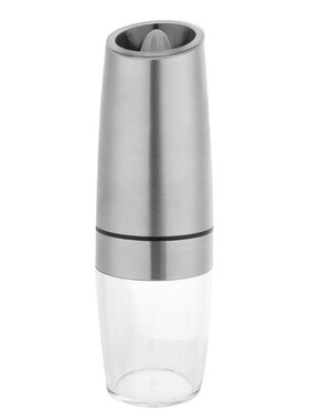 LED Light Stainless Steel Pepper Mill Smart Gravity Inductiv