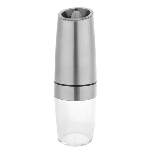 LED Light Stainless Steel Pepper Mill Smart Gravity Inductiv