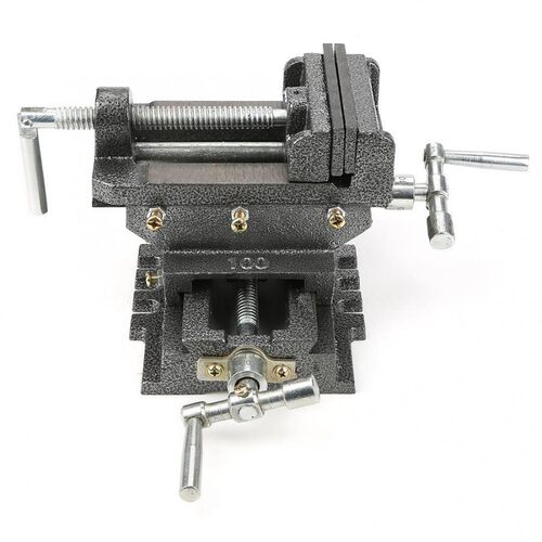 4inches Cross Slide Drill Press Vise Metal Milling Vice Hold