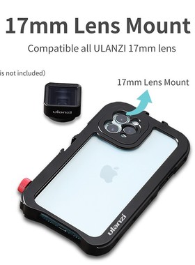 17MM Video Metal Cage for iPhone 11 Pro Max 1.33X Anamorphic