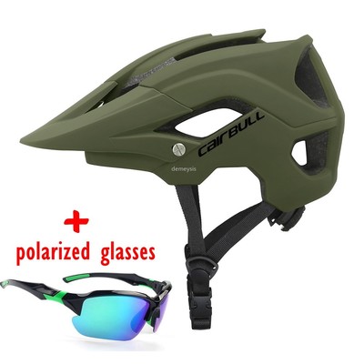 Integrally-molded Cycling Helmet Breathable Mountain Bike Ri