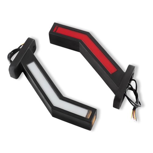 2PCS Trailer LED Side Marker Lighting Outline Marker Truck L