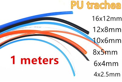 Pneumatic hose compressor hose with pneumatic parts PU hose
