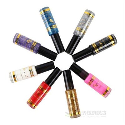 Holographic 3D Shinny Nail Glitter Polish Liner Brush Nails