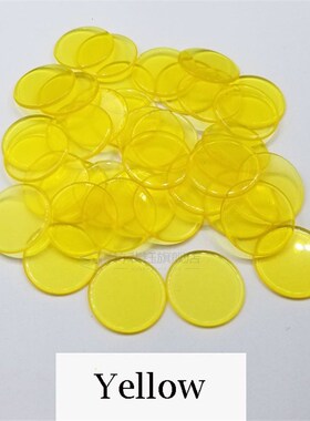 18 colors 19mm Creative Gift Accessories Plastic Poker Chips