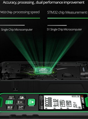 Laser Distance Meter Green Rangefinder 100m 70m 50m Range Fi