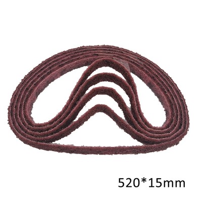 10PCS 520 x 15mm 150/240/400/600 Grits Sanding Belt Polishin