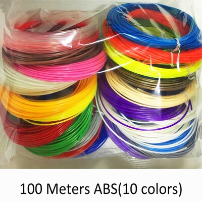 3D Printer Filament 3D Pen ABS 10 Meters 10 Colors Random 1
