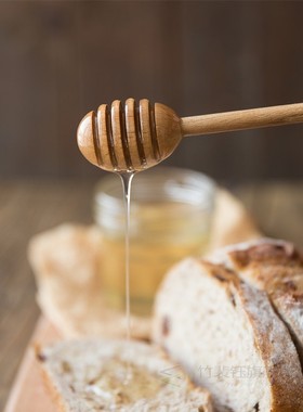 1pc Wooden Honey Spoon Long Handled Wood Honey Dipper Stick