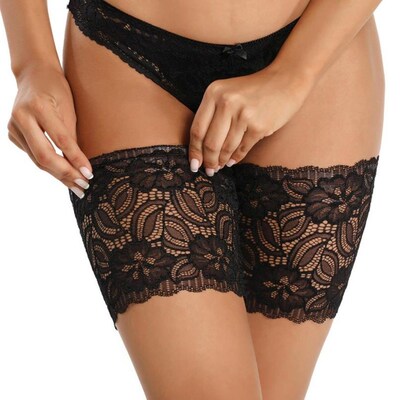 Summer Anti Chafing Thigh Bands Leg Warmers Women Silicone A