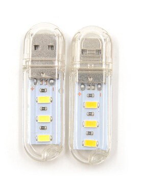 Hot Sale 2pcs USB LED lamp Book lights 3 LEDs 5730 SMD 1.5w