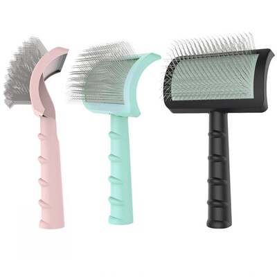 Pet Grooming Comb Shedding Hair Remove Needle Brush Slicker
