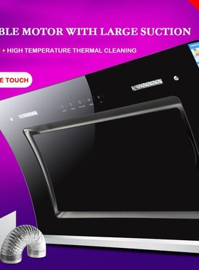 Range Hood Double Motor Heat Cleaning Larger Suction Range H