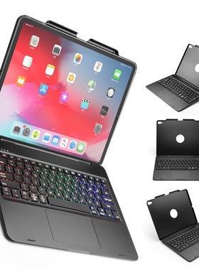 For iPad Pro 12 9 2018 Case with Keyboard Trackpad Touchpad
