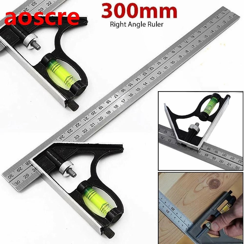 Square Ruler Set Kit 300mm (12
